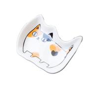 FBHDKJNFG Petits bols à sauce en céramique Ceramic Kitten Soy Sauce Dipping Saucer Japanese Seasoning Dish Multicolor(Oranje)