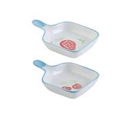 FBHDKJNFG Petits bols à sauce en céramique Ceramic Soy Saucer And Dip Bowls Set With Handle For Vinegar Seasoning Multicolor(D)