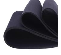 FBHDKJNFG Tissus imperméables au chlorobutine, 2-5mm Neoprene Fabric Waterproof Windproof for Diving Electric Shock Protection(2 Mm Black,10cm X 45 cm)