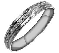 FBHDKJNFG Une bague de mariage, une bague d'éternité, une ba Alliance en titane for homme et femme, plusieurs tailles, largeur 6 mm, ton platine(T1/2)
