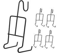 FBHFSUIEF Arbre à tasses, 4 pièces porte-gobelets café organisateur de bouteilles vitrines en verre costume noir cintre for tasse for thé support for collation présentoir for(Black)