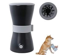 FBHFSUIEF Brosse nettoyante for Pattes de Chien avec Poils en Silicone Confortables, Rechargeable par USB, idéale for Les boueuses(Black)