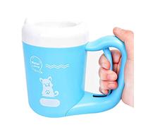 FBHFSUIEF Brosse rotative en Silicone Souple for Nettoyage des Pattes Chiens et Chats(Blue,S)