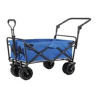 FBHFSUIEF Chariot Utilitaire Pliable, Chariot à Main, de Jardin avec poignée réglable, Traction extérieur for Plage, pêche, Pique-Nique