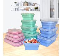 FBHFSUIEF Conteneurs de stockage nourriture for la maison, cuisine et l'extérieur, boîtes à lunch(Blue 1pc,800ml)