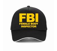 FBI Femme Inspecteur du Corps Bleu Marine Drôle Enterrement de Vie de Jeune Fille Casual Punk Style Hip Hop Papa Été Femmes Golf s Cadeau Haut de Gamme Étudiant Marée Courant Moteur Protection
