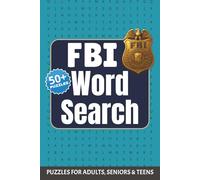 FBI Word Search Puzzle Book: Word Searches with Easy to Read Print about FBI Agents, Crime Investigation, Criminal Minds and More | 6x9 inches, 110 ... Gift for Vacations, Holidays and Free Times