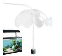 Fbinys Aquarium Oxygen Diffuser, Silent Fish Tank Aerator Air Stone, Waterproof Bubble Pump with Acrylic Splash Shield, Ideal for Home Living Room Aquarium 78.74 inches
