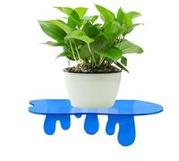 Fbinys Bathroom Floating Shelves - Acrylic Wall Organizer Shelf - Quick Installation Organizer Shelving Decorative for Perfume Ornaments Books Plants Photo Frame