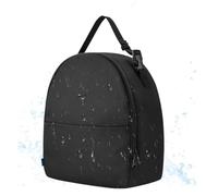 Fbinys Camping Fan Carry Bag, Anti-Drop Protective Case, Zippered Storage Pouch with LED Light, Multi-Purpose Organizer for Tools, Toiletries, Electronics, 10.24x5.12x12.01 inches