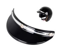 Fbinys Classic Helmet Visor Shield, Adjustable Motorcycle Helmet Accessory, Clip On with Secure Fit, Retro Style Protective Cover, Helmets Gear Kit with Sturdy Construction, Motocross Equipment Gears