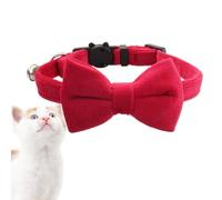 Fbinys Collier pour chien avec nœud papillon - Collier non irritant pour | et chats - Accessoires de vêtements pour chien - Beaux colliers pour la maison, les mariages, les promenades, les voyages