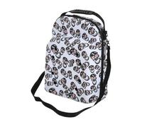 Fbinys Étui de voyage pour chapeaux de voyage, organisateur de casquettes de tête de mort, bandoulière réglable, boîte de rangement pour chapeaux, sac à chapeaux avec poignée pour une utilisation en
