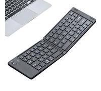 Fbinys Folding Wireless Keyboard, Rechargeable Portable Keyboard, Low Noise