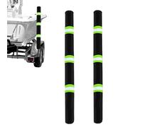 Fbinys Guides de bateau pour remorque - avec protection en Oxford et bande réfléchissante,Cache de poteau guide de remorque 2-pièces | Pour plages, lacs, rivières, eaux douces et salées, mise à l'eau,