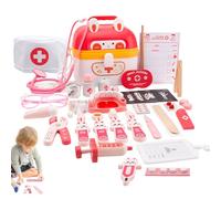 Fbinys Interactive Doctor Set, Simulation Role Toy, Pretend Kit with Realistic Accessories Feature, Children Medical Playset with Durable Build, Stethoscope Toy Style, Doctor Kit for Home and School