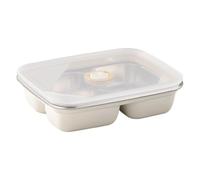 Fbinys Leakproof Metal Lunch Box, Portable Snack Container, Food Storage with Secure Lid, Kids Meal Prep Holder with Design, Reusable Container for Salad Fruit Travel Lunch Box for Picnic and Camping