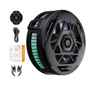 Fbinys Magnetic Phone Cooler, Semiconductor Mobile Radiator, USB Powered Cooling Fan with Silent, Aluminum Alloy Heat Dissipation Device, Smartphone Cooler, Travel Accessory