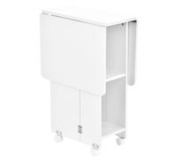 Fbinys Petite table à manger pliante, table d'île pour la cuisine | Table de l'îlot de cuisine portable - Passe de travail mobile, bureau extensible multifonctionnel pour la maison, la salle à manger,