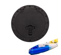 Fbinys Round Kayak Hatch, Deck Inspection Plate, Non-Slip Cover with Storage Bag, Kayak Maintenance Accessory, Sailing Equipment with Practical Style, Hatch Device for Fishing, Yacht and Boat