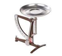FBJAMZ Balance de Cuisine mécanique, Balance métallique de 1 kg, avec Pendule en Acier Inoxydable et Plateau en Aluminium, pour électronique (D)