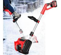 FBJAMZ Pelle à Neige électrique sans Fil Portable, souffleuse à Neige électrique sans Fil, Pelle à Neige électrique Pliable, avec 2 Batteries et Chargeur (B)