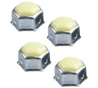 FBJAMZ [Replacement] Lot de 4 écrous de butée de Direction 40039-2S610 for Nissan Navara D22 1998-2006 Accessoires de Voiture Écrou extérieur Boulon Capuchon