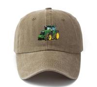 FBKKFCL Casquette de Baseball à Motif Tracteur pour Hommes, Camping en Plein air pour Hommes, Vacances décontractées, Casquette à Bec de Canard rétro, Chapeau de Camionneur