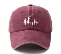 FBKKFCL Motif de pêche imprimé, Avant-Toit courbé, Protection Solaire extérieure, Casquette légère en Bec de Canard, Casquette de Baseball décontractée, adaptée aux Vacances