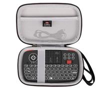 FBLFOBEL Étui de transport rigide en EVA compatible avec clavier Bluetooth Rii i4 Mini avec pavé tactile (étui uniquement)