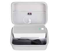 FBLFOBELI Coque rigide pour Polono/Phomemo/SVANTTO/YOTON/Rollo/Nelko/pour imprimante d'étiquettes d'expédition thermique Bluetooth Omezizy - Imprimante d'étiquettes sans fil 4 x 6 (gris)