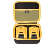 FBLFOBELI Étui de rangement rigide en EVA pour batterie DEWALT 20 V MAX XR, sac portable de voyage (étui uniquement)