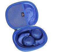 FBLFOBELI Étui de rangement rigide en EVA pour casque JBL Tune 500BT/510BT/T450BT/710BT/JBL Live 650 BT NC sans fil Bluetooth Sac de protection de voyage (bleu)