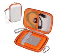 FBLFOBELI Étui de transport rigide en EVA compatible avec le mini disque dur externe portable LaCie Rugged 2 To (boîtier uniquement)