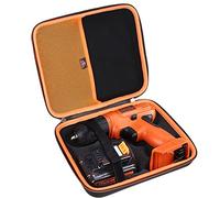FBLFOBELI Étui de transport rigide en EVA compatible avec perceuse sans fil BLACK+DECKER 20 V MAX POWERECONNECT + 30 pc. Kit LD120VA/LDX120C, sac de rangement d'outils avec poignée (étui uniquement)