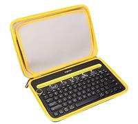 FBLFOBELI Étui de transport rigide en EVA pour clavier multi-appareils sans fil Logitech K480, sac de rangement de voyage résistant aux chocs