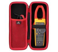 FBLFOBELI Étui de transport rigide en EVA pour pince multimètre Fluke 374 True-RMS AC/DC 600 A/600 V, sac de rangement de voyage résistant aux chocs (étui uniquement)