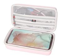 FBLFOBELI Étui de transport rigide pour Halo Bolt Ultimate 2.0/pour Halo Bolt Air + 55500 démarreur portable pour véhicule avec compresseur d'air (or rose, étui uniquement)