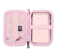 FBLFOBELI Étui rigide pour étiqueteuse Nelko P21/Typonos P21/Niimbot D11/Phomemo D30 D35/JADENS D11/ORGBRO X1 X3 S001, pochette en maille pour imprimante d'étiquettes et accessoires (étui uniquement