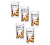 FBM | Chez M. Filbert | Noix de cajou et cacahuètes rôties | Snack Sel Marin au Poivre Rose du Pérou - 5 Sachets