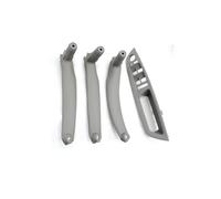 FBOIUYPL Car Inner Trim Door Pull Handle Cover 4PCS Front Driver Armrest Interior for X5 X6 E70 E71 2007-2013 Panel Cover(Moka LHD Set)