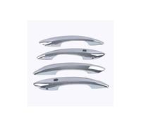 FBOIUYPL Exterior Door Handles Handle End Caps Trim for for Sonata 2020 2021 2022 2023 Car Cover Decor Sticker Accessories Left Right Handle(Black 2 Buttons)