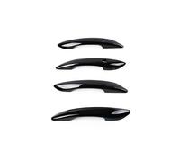 FBOIUYPL Exterior Door Handles Handle End Caps Trim for for Sonata 2020 2021 2022 2023 Car Cover Decor Sticker Accessories Left Right Handle(Black 2 Buttons)
