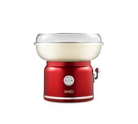 SIMÉO - Machine à Barbe à Papa FBP450 500W - Facile à Utiliser et Nettoyer - Pièces Amovibles Compatibles Lave-Vaisselle - Design Vintage - Rouge, 27x19x27 cm