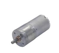 FBPQRCONS Moteur réducteur à Courant continu balais GA25-370, Vitesse réglable et Couple élevé, inversable (6 V, 12, 24 V)(12v,60Rpm)