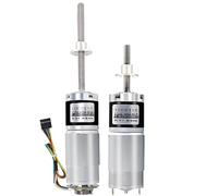 FBPQRCONS Moteur réducteur planétaire CC 36mm 36GP-555, Filetage M8, Arbre Long 50mm/100mm, Faible Vitesse, 12V, 24V, 16PPR(12V NO-Encoder,300rpm-100MM Shaft)