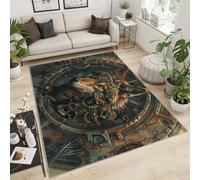 FBRUIEG Tapis loup pour enfants - Motif loup - Animaux violents et esthétiques pour chambre à coucher, salon, salle de jeux, dortoir, 180 x 270 cm