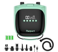 FBSPORT Gonfleur Electrique Paddle Rechargeable 4000mAh Batterie & 12V DC, 20PSI Pompe Paddle Electrique Auto-Arrêt, Inflation/Déflation Double Étape, pour Sup, Tente, Bateaux, Kayaks, Matelas