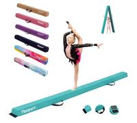 FBSPORT Poutre de Gymnastique 240 CM Poutre d'équilibre de Gymnastique se Pliante, équipement d'exercice de Sport de Faisceau de Faisceau de Plancher de Gymnastique pour la Formation d'enfants