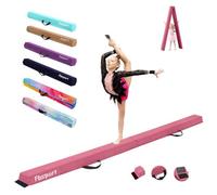 FBSPORT Poutre Gymnastique Enfant 240/270/300 cm Poutre Gym Poutre d'équilibre au Sol, Poutre de Gymnastique Pliable pour entraînement, Pratique, Sport et entraînement Professionnel à la Maison